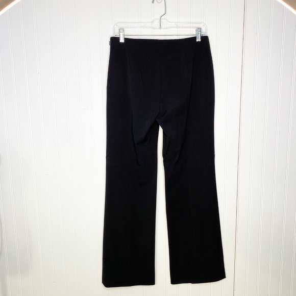 CASLON Black Flat Front High Rise Wide Leg Pants 6 - Picture 6 of 16